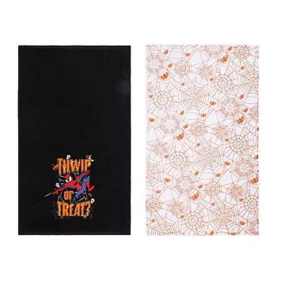 Marvel Spider-Man Kitchen Towels 2-Pack Eat The Universe Terry Halloween New - Picture 10 of 12